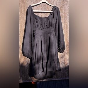 Shein Knot Back Ruffle Dress